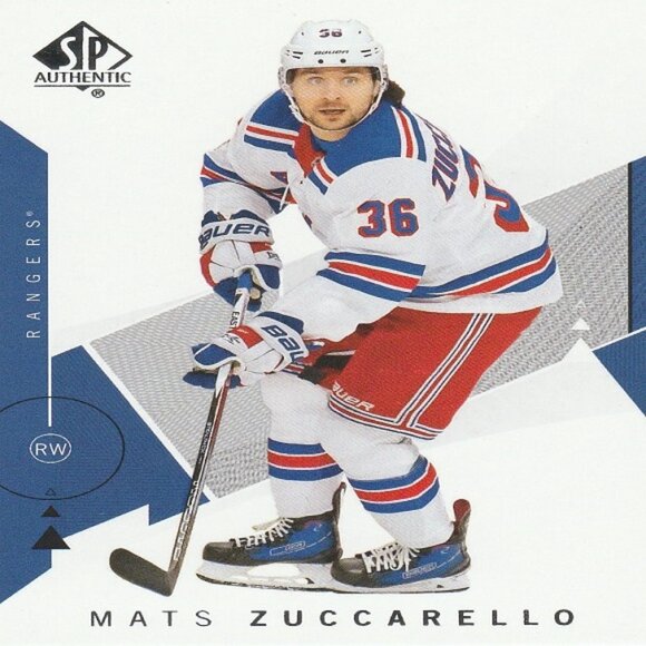 Mats Zuccarello New York Rangers Hockey Card Collection - 3 Card Set - Picture 3 of 4